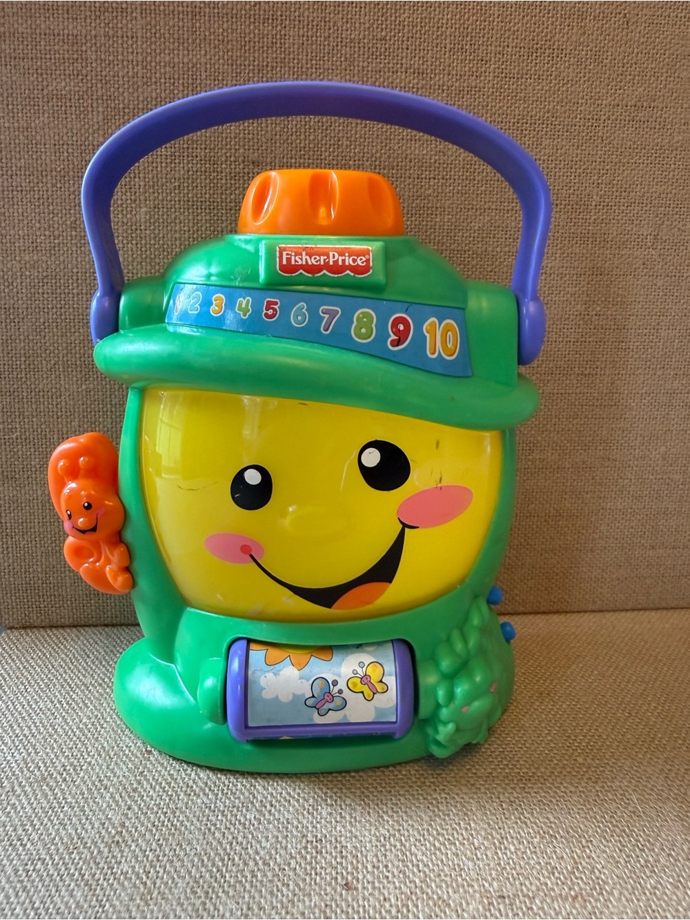 Fisher-Price Green and Yellow Musical Learning Toy-works